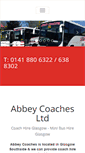 Mobile Screenshot of abbeycoachesltd.co.uk